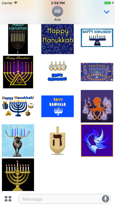 Animated Happy Hanukkah screenshot 2