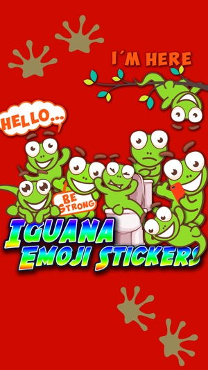 Iguana Emoji Stickers