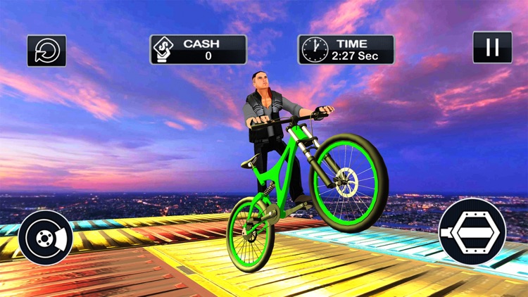 Impossible Bicycle Track Stunt