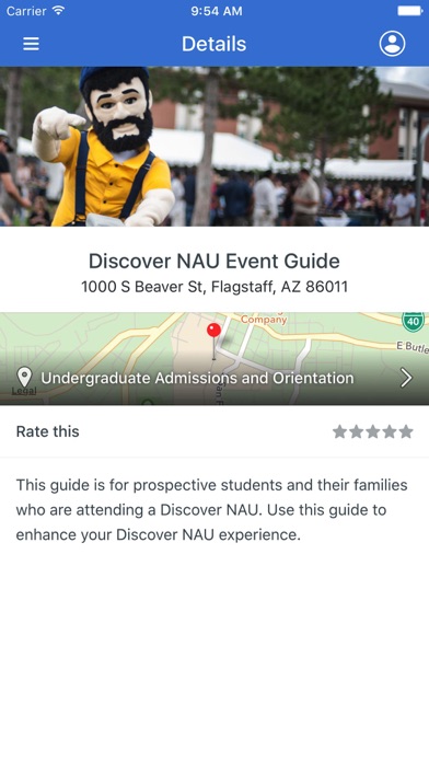 NAU Events screenshot 2