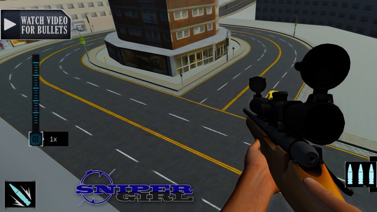 Sniper Police Girl 3d screenshot-3