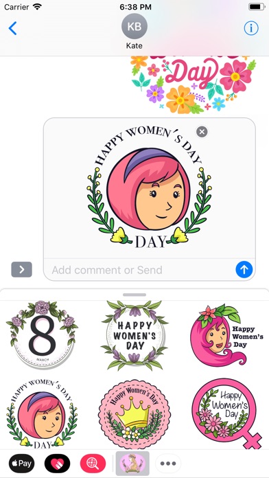 Woman's Day Celebrate Stickers screenshot 3