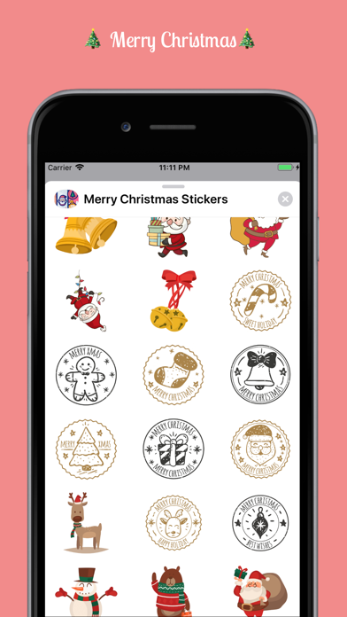 Top Merry Christmas Stickers screenshot 2