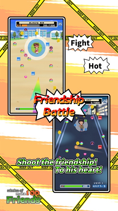 mission of make100 Friends screenshot 3