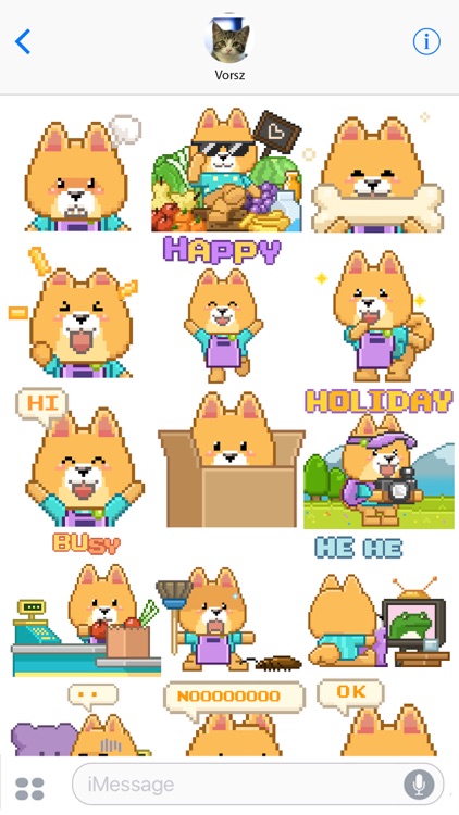 Animated Borky Stickers