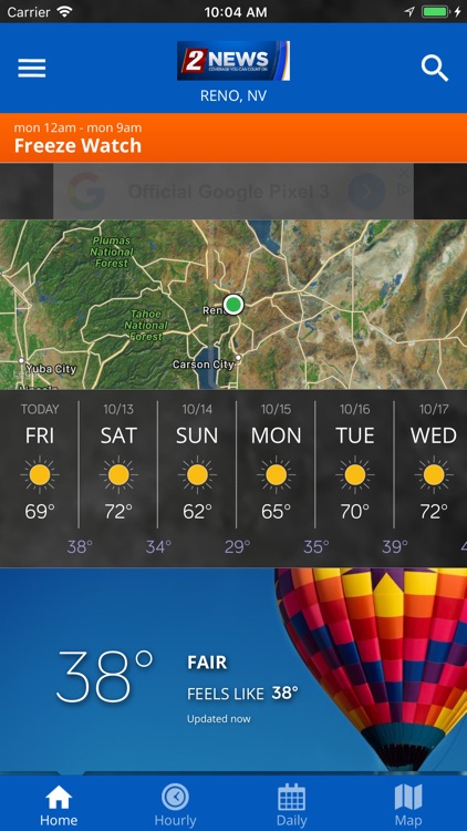 KTVN 2 News Weather App