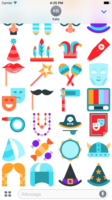 Carnival Emoji Stickers screenshot 3