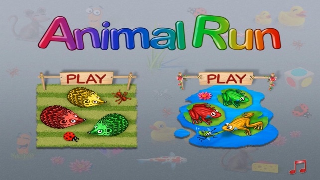 Animal Run for Toddlers