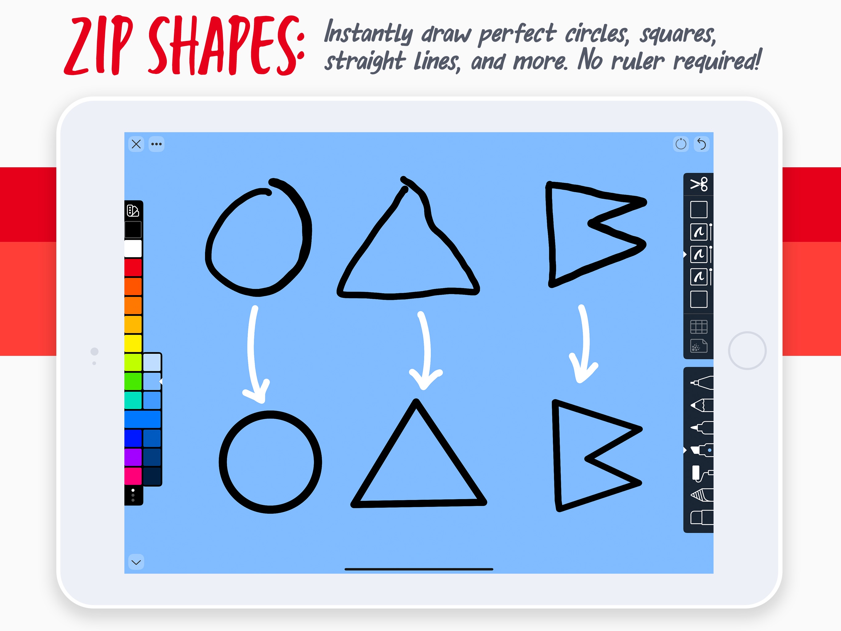 Screenshot do app Linea Sketch