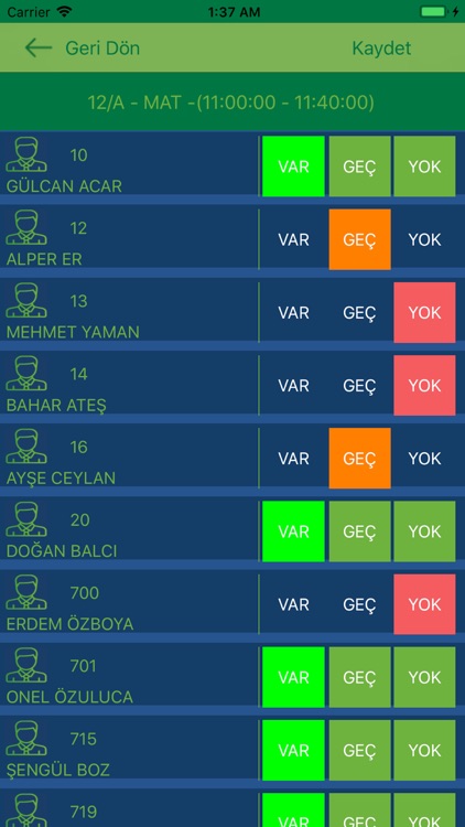 Dersonet Devamsızlık Takip screenshot-3