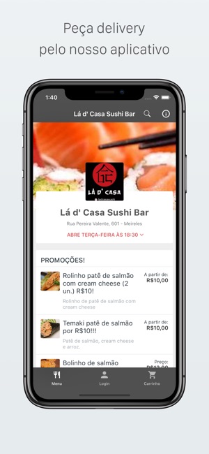 Lá d' Casa Sushi Bar Delivery(圖1)-速報App