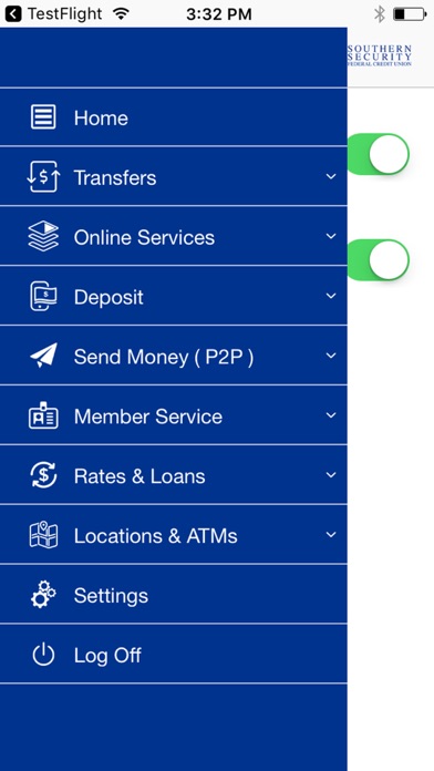 Southern Security FCU screenshot 2