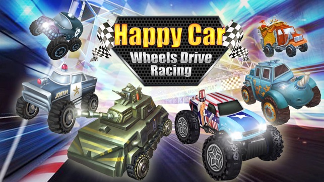 Happy Car Wheels Racing