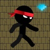 Ninja Stickman Stealing Diamond