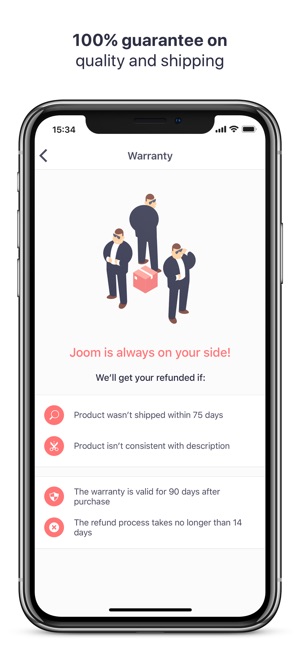 joom on the app store iphone screenshots