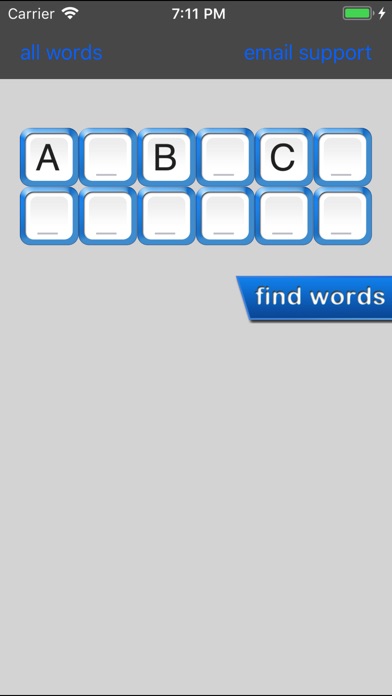 WORDMASTER Crossword solver screenshot 2