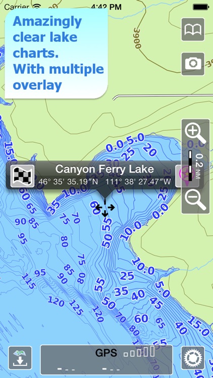 Aqua Map Montana Lakes GPS
