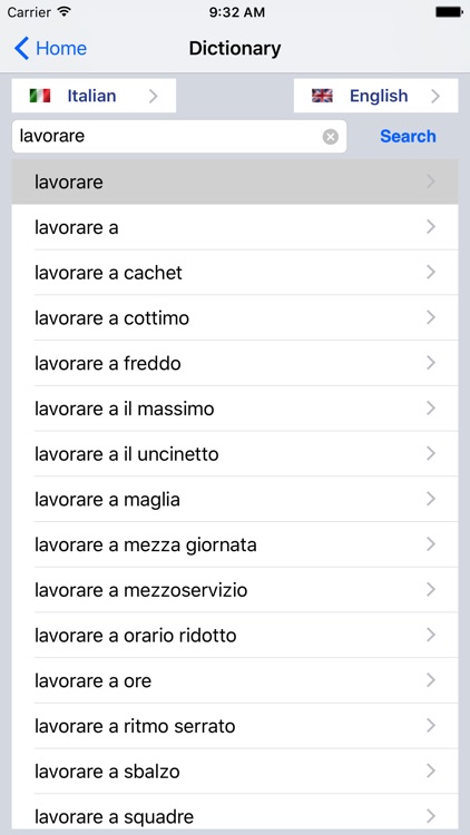 English/Italian Dictionary screenshot-3