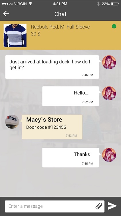 Shop Chat App
