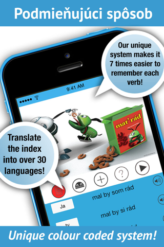 Learn Slovak Verbs - LearnBots screenshot 4
