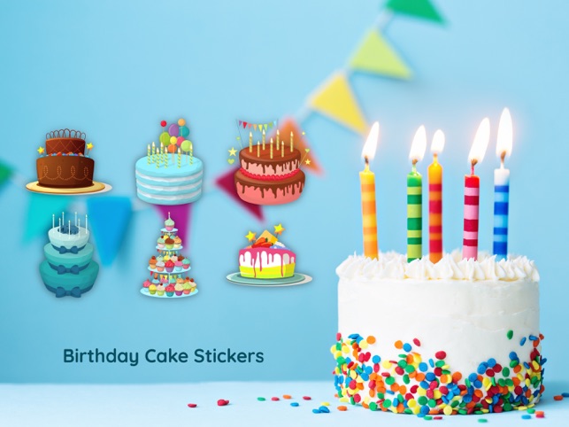 3D Happy Birthday Cake Sticker on the App Store