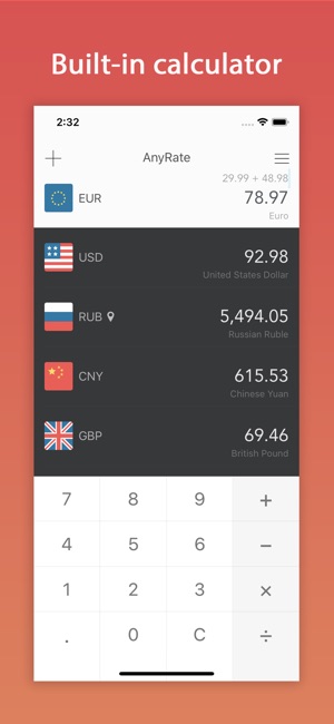 AnyRate Pro - Currency Rates(圖1)-速報App