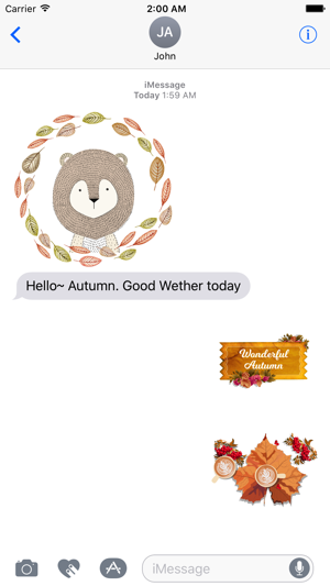 Autumn Love - Animal & Text & Elements Pack(圖2)-速報App