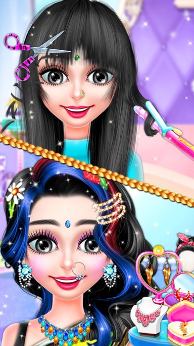 Indian Girl Hair Designer DIY screenshot 3