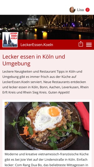 LeckerEssen.Koeln on the App Store LeckerEssen.Koeln on the App Store