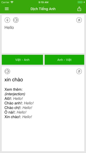 Dịch Tiếng Anh - Dịch Anh Việt(圖1)-速報App