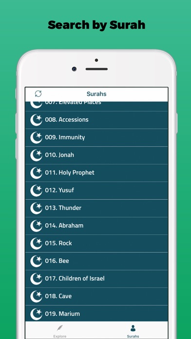 Quran Surah & Ayah Muslim App screenshot 4