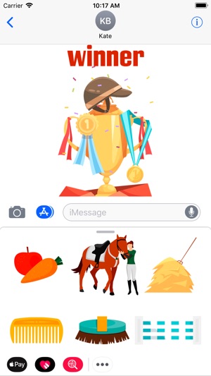 Horsesmoji Equestrian Stickers(圖2)-速報App