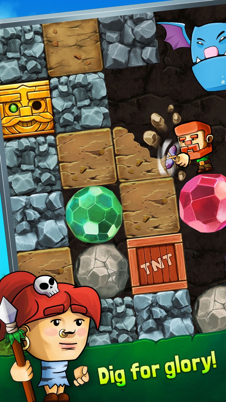 Dig Out! - Free Hack screenshot 1 - iOS game interface