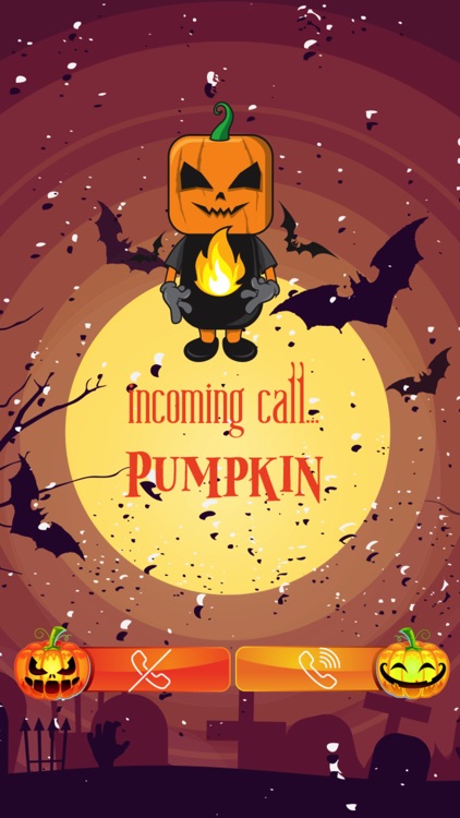 Halloween pampkin fake call screenshot-3