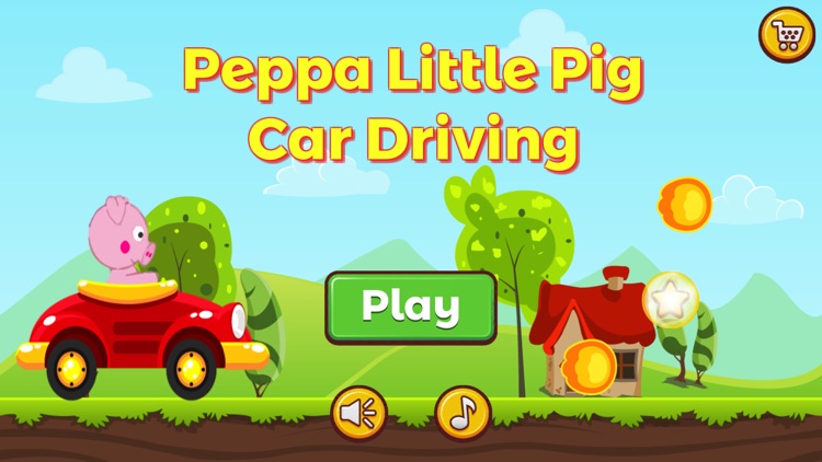 Peppa Little Pig Car Driving