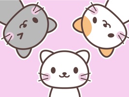 日常で使いやすい言葉が中心の【にゃんこステッカー】第1弾です(全100種類)