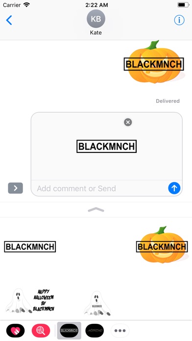 BLACKMNCH Sticker screenshot 2