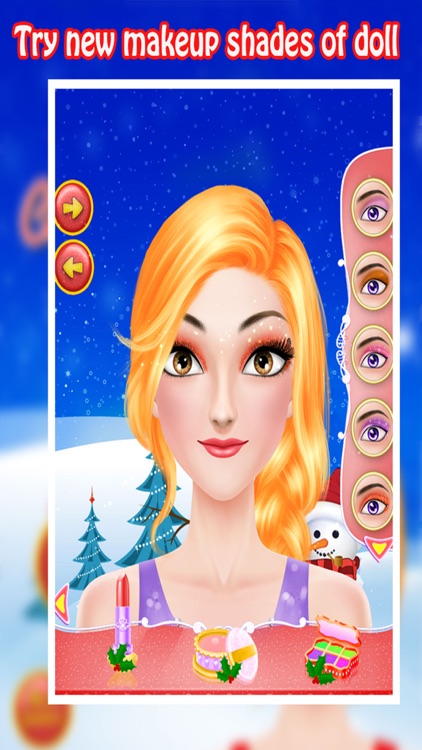 Christmas doll makeover party screenshot-3