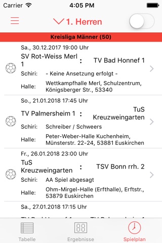 TVE Bad Münstereifel Handball screenshot 2