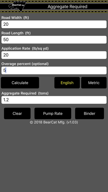 Spread Rate Calculator