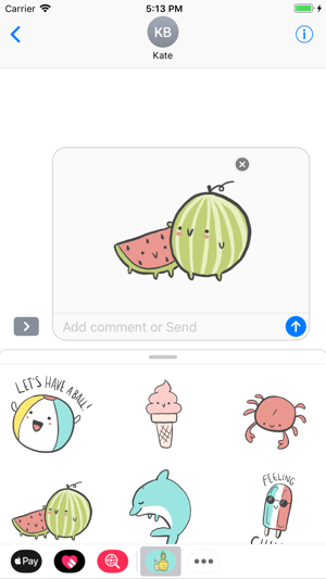 Summer Blob Stickers(圖1)-速報App