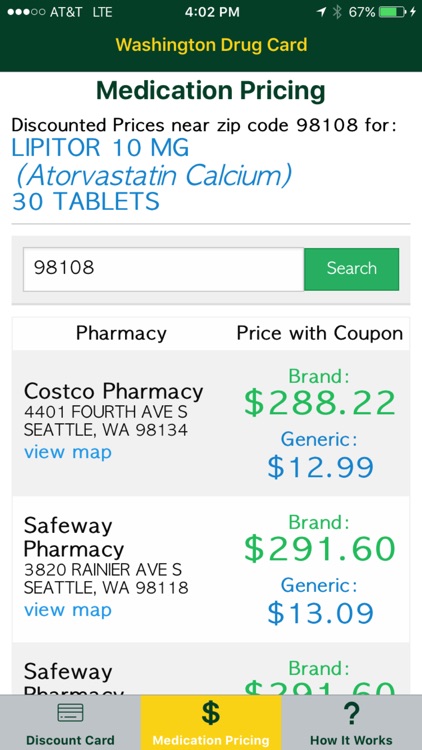 Washington Drug Card screenshot-3