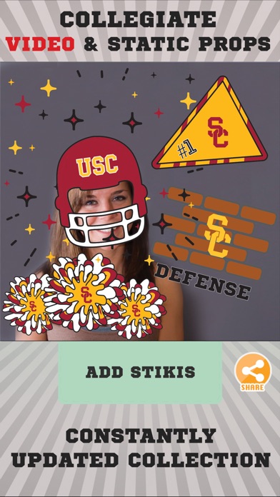 USC Trojans Animated Selfie Stickers screenshot 2