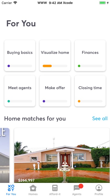 XOEY – Home & Agent Finder App