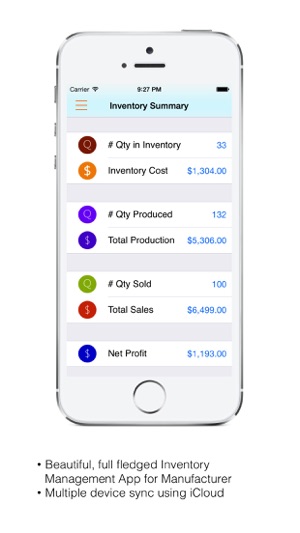 Inventory Pro for Manufacturer