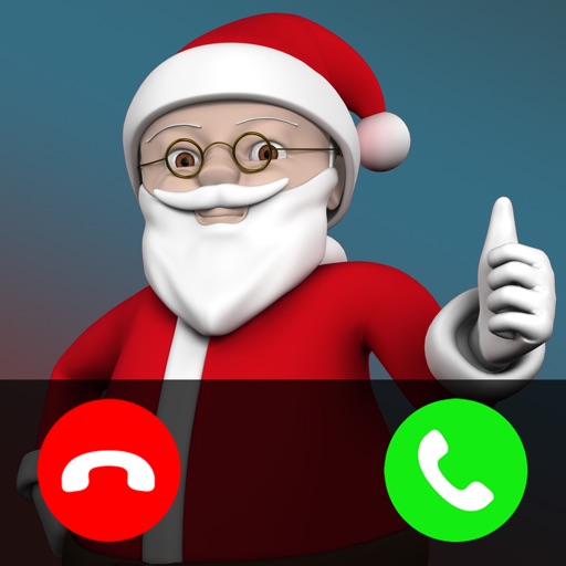 Calling santa claus icon