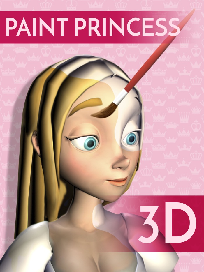 姫3D塗り絵 - 絵画ゲーム
