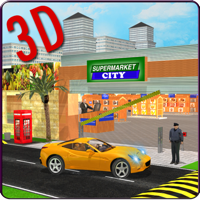 Drive through Supermarket 3D