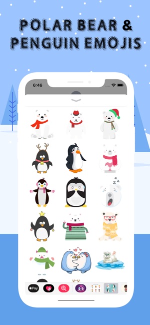 Polar Bear and Penguin Emojis(圖3)-速報App