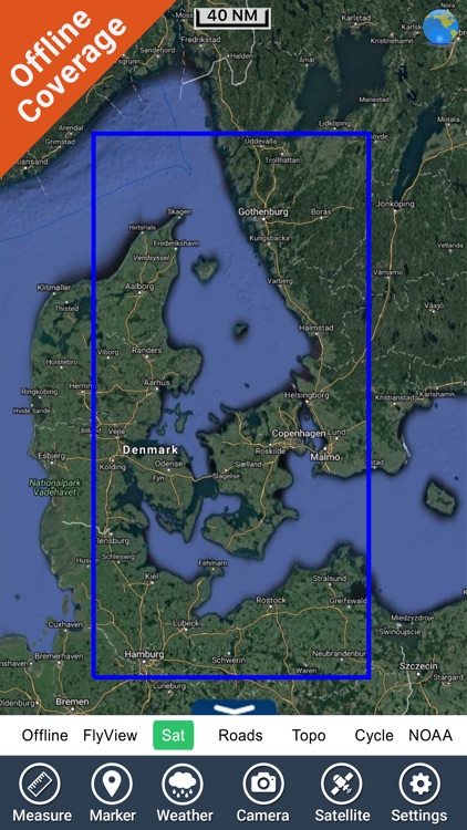 Marine Kattegat GPS chart fishing map navigator screenshot-4